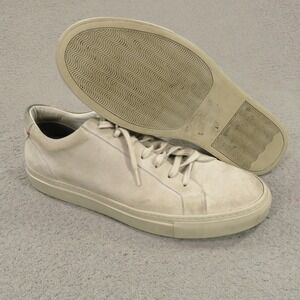 Del Toro Sardegna Mens Sneakers Size 9 Gray Italian Suede Low Top Casual Shoes